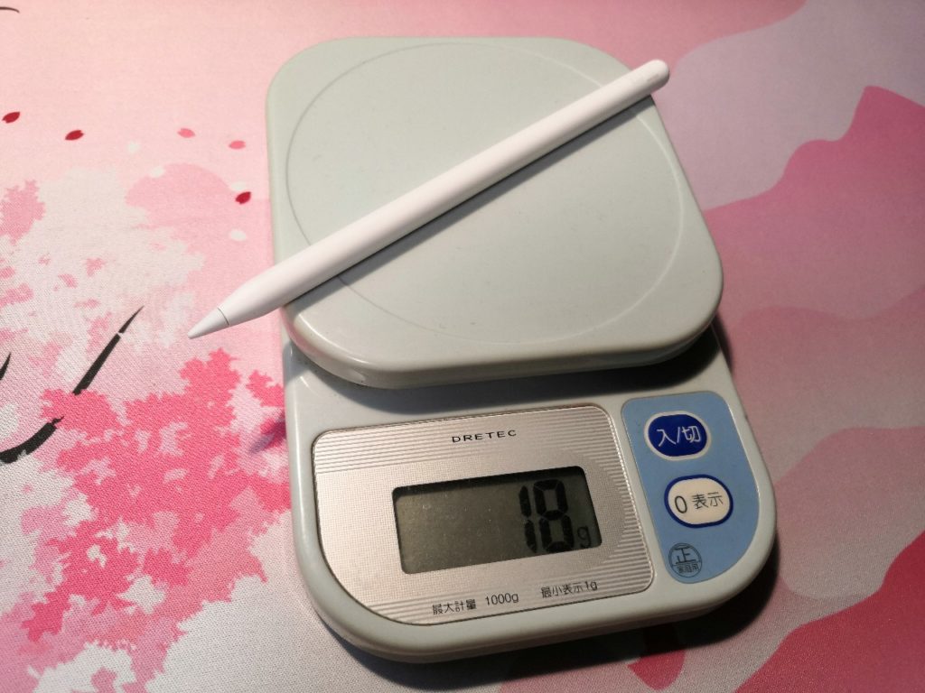 Apple Pencil2重量
